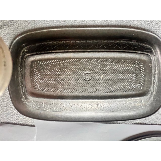 Modern 1990s Wilton Armetale Rope Serving Dishes- Set of 4 For Sale - Image 3 of 7