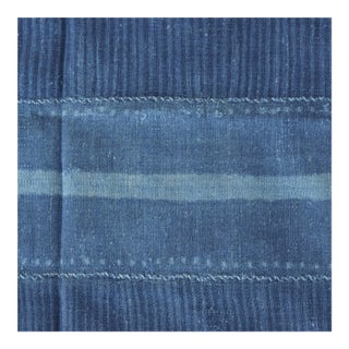 Early 20th Century Indigo Textile Dogon or Mossi 54x37Inch For Sale
