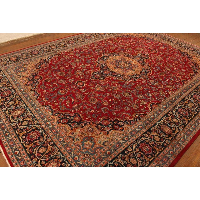 Middle Eastern Hand-Knotted Rug For Sale - Image 10 of 11