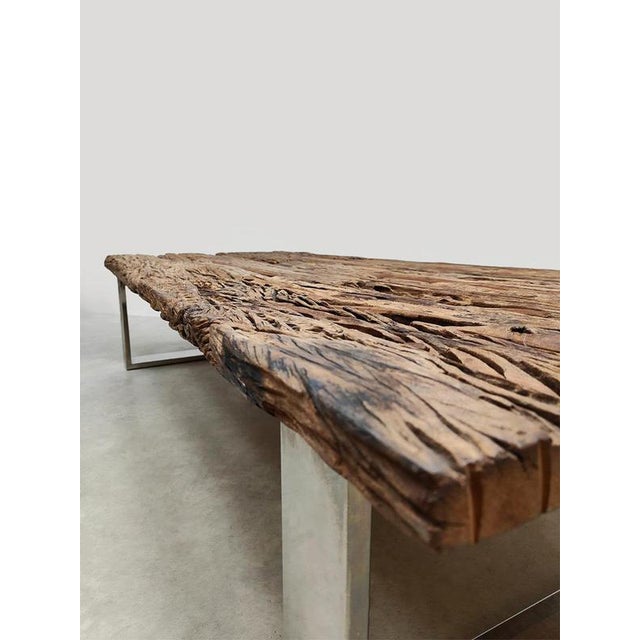 Vintage Wooden Coffee Table, 1970 For Sale - Image 6 of 8