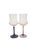 Art Deco Wine Glasses, Poland, 1930s, Set of 2, in Very Good conditions. Designed 1920 to 1949