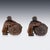 Metal Antique Japanese Meiji Bronze Karako Vessels, 19th Century, Set of 2 For Sale - Image 7 of 18