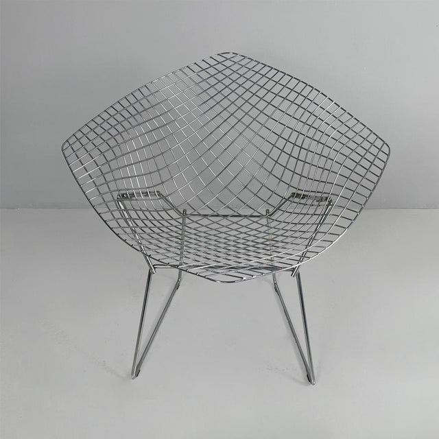 Italian Postmodern Diamond Armchair by Harry Bertoia for Knoll, 2004 For Sale - Image 10 of 18