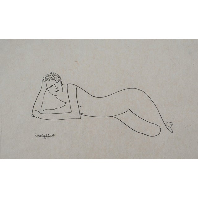 Amedeo Modigliani, Reclining Woman, Engraving For Sale - Image 3 of 7