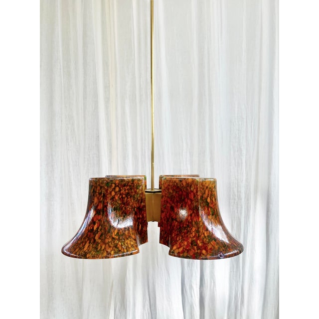 Art Glass Ceiling Lamp from Peill Putzler, Germany, 1960s For Sale - Image 11 of 18