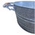 2000 - 2009 2001 Rustic Farmhouse Pottery Barn Galvanized Metal Party Bucket / Beverage Tub For Sale - Image 5 of 11