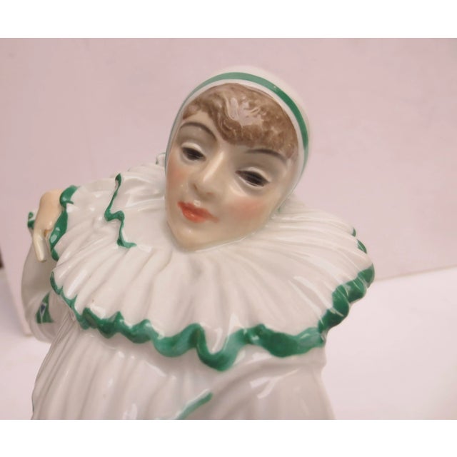 Ceramic Rosenthal Porcelain Pierette by Constantin Holzer Defiant Circa 20s For Sale - Image 7 of 9