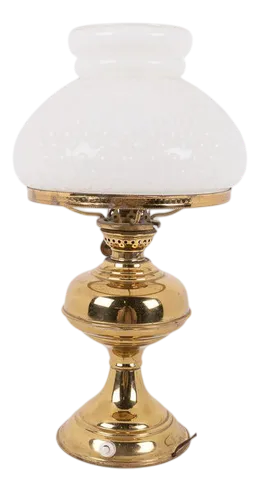 Mid-Century Brass Table Lamp, 1950s