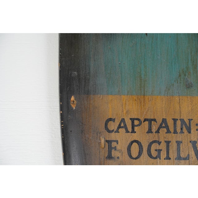 1937 Junior Carlton Cricket Club Wooden Shield For Sale - Image 6 of 10