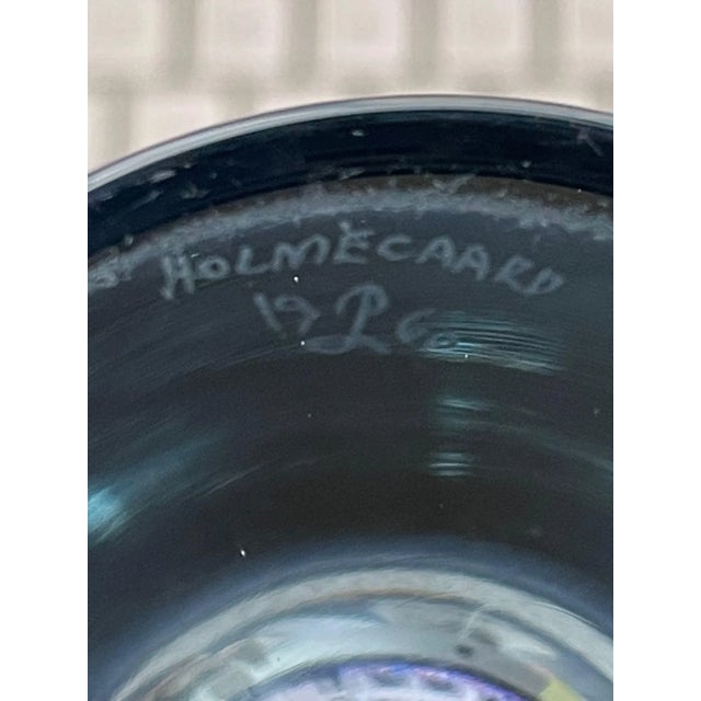Glass Vase by Per Lütken for Holmegaard, 1960s For Sale - Image 6 of 7