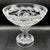 An exceptional monumental elegant vintage cut crystal centrepiece pedestal bowl, masterfully executed in high-lead crystal...