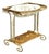 Antique French Victorian Child's Wrought Iron Wash Stand W/ K&g Luneville Basin For Sale