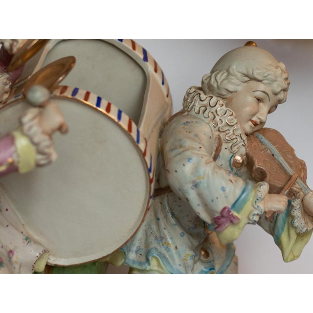 Porcelain Figurine Musicians from Meissen Porcelain For Sale - Image 14 of 18