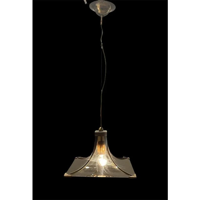 Mid-Century Modern Mid-Century Pagoda Pendant Lamp from Esperia For Sale - Image 3 of 9