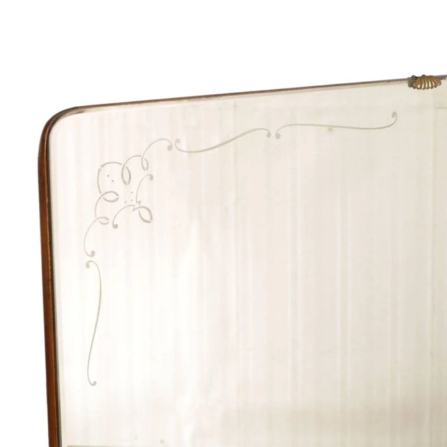 Art Deco Walnut Entry Table or Dressing Table, 1930s For Sale - Image 3 of 6