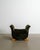 Swedish Mid-Century Modern Sculptural Stool in Greet Velvet, 1950s For Sale - Image 4 of 7