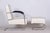 Set of Bauhaus Armchair and Ottoman in Chrome from Mücke-MelderCzech, 1930s For Sale - Image 11 of 14