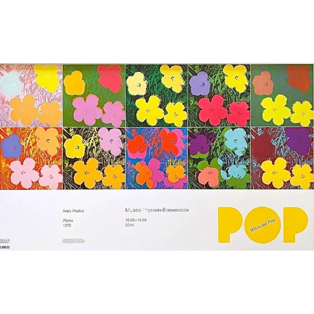 Contemporary Andy Warhol Flowers Poster For Sale - Image 3 of 4
