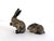 Late 20th Century Bronze Patinated Hares - A Pair For Sale - Image 5 of 12