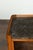 Brown Petite French 19th Century Walnut Table with Open Shelf and Black Marble Top For Sale - Image 8 of 12