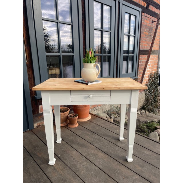 Antique Table in Fir, 1890s For Sale - Image 16 of 18