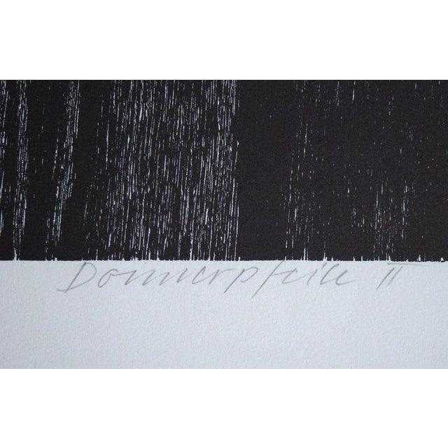 Franz Eggenschwiler, Donnerpfeile II, 1992, Original Woodcut For Sale - Image 9 of 17