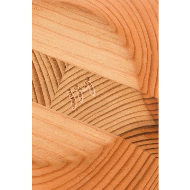 Sculptural Bowl in Pine attributed to Johnny Mattsson, 1950s For Sale - Image 3 of 7