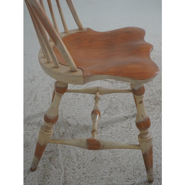 Set of Six Benchmade Windsor Dining Chairs For Sale - Image 14 of 18