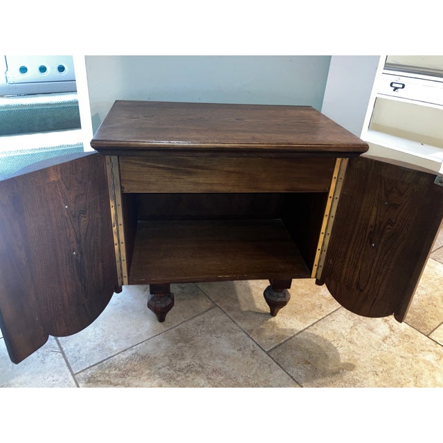 1950s Art Deco Nightstand For Sale - Image 10 of 14