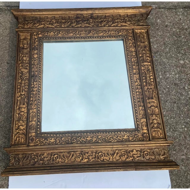 19th Century French Carved Giltwood Rococo Style Mirror For Sale In Cleveland - Image 6 of 12