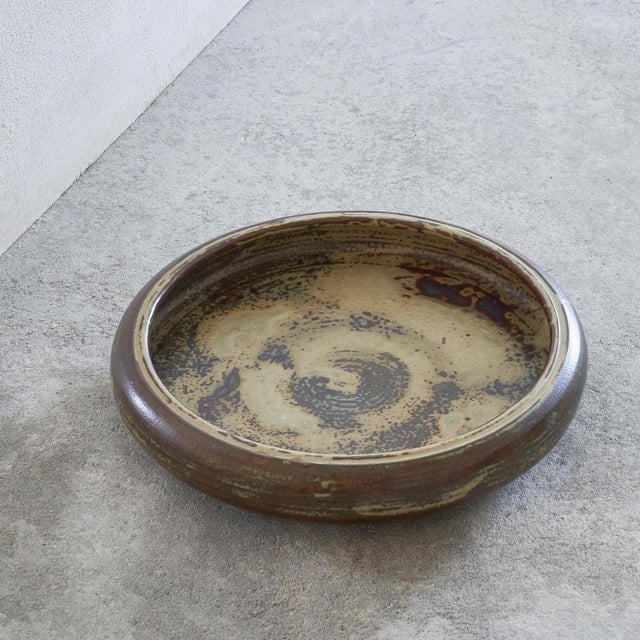 Mid-Century Danish Studio Pottery Bowl by Carl Hallier for Royal Copenhagen, 1950s For Sale - Image 3 of 9