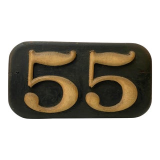 Mid 19th Century 55 Sign For Sale