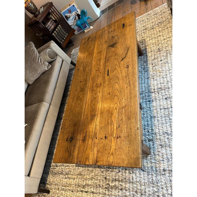 Antique Coffee Table in Chestnut For Sale - Image 4 of 10