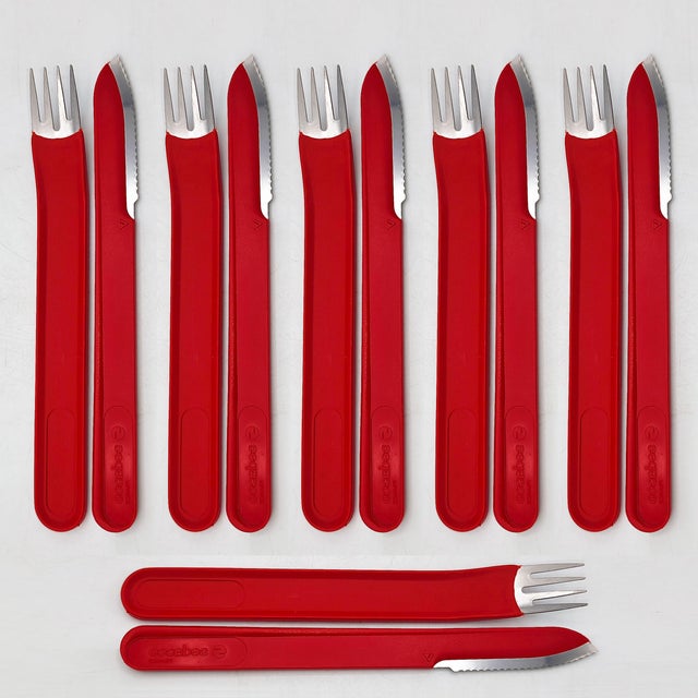 Casino Cutlery Set for Six People from Sedasco, France, 1970s, Set of 12 For Sale - Image 15 of 15