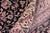 Textile Shabby Chic 1990's Floral Pak-Persian Black/Ivory Wool Rug - 9'1'' X 12'1'' For Sale - Image 7 of 9