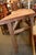 Vintage Hand Crafted Adirondack Style Log Wood Console Hall / Sofa Table - Angled Edge For Sale - Image 4 of 17