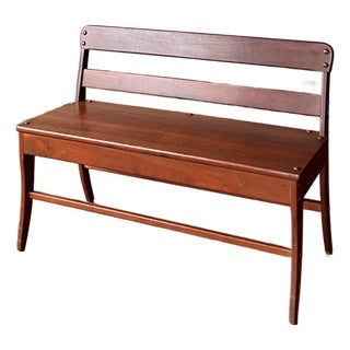 19th Century Rustic Farmhouse Bench For Sale