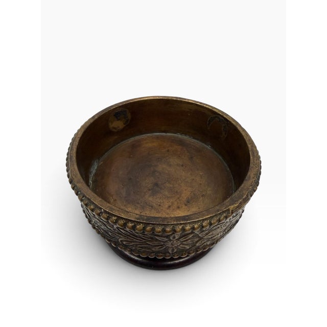 A beautiful piece of early French Art Deco history, this antique miniature footed tazza is crisply stamped on the...