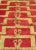 Tribal Vintage Mid-Century Tulu Vintage Rug With Tribal Pattern in Red and Green Gold For Sale - Image 3 of 13