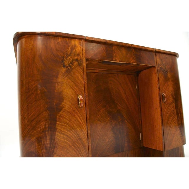 Art Deco Figured Walnut Dressing Table, 1930s For Sale - Image 11 of 14