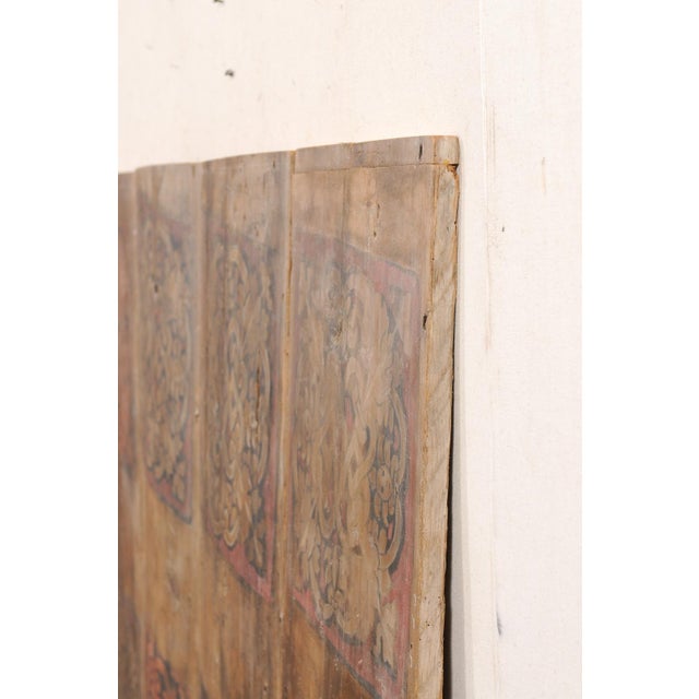Large Italian Painted Wood Panel, 19th C. For Sale - Image 4 of 11