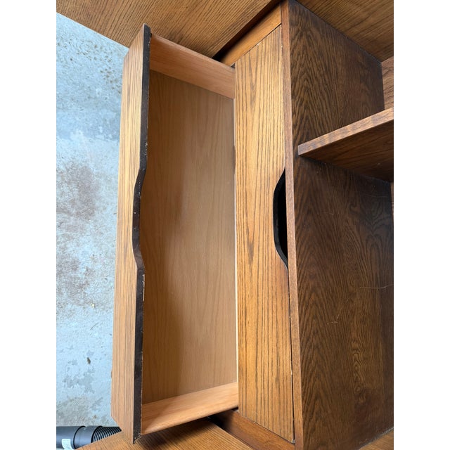 Mid-Century Modern 1970s Lane Brutalist-Style Pueblo Armoire For Sale - Image 3 of 13