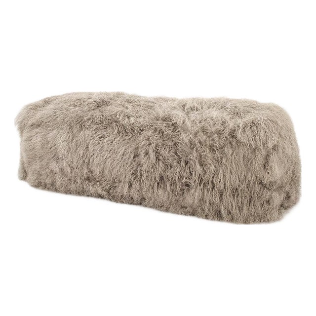 Tibetan Lamb Fur Bench For Sale