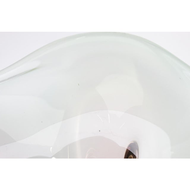 Glass Vase and Bowl by Josef Hospodka for Sklarny Chribska, Czech, 1960s, Set of 3 For Sale - Image 17 of 18