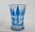 Deep Blue Optical Tulip Vase by Joseph Simon, 1930s For Sale - Image 4 of 6