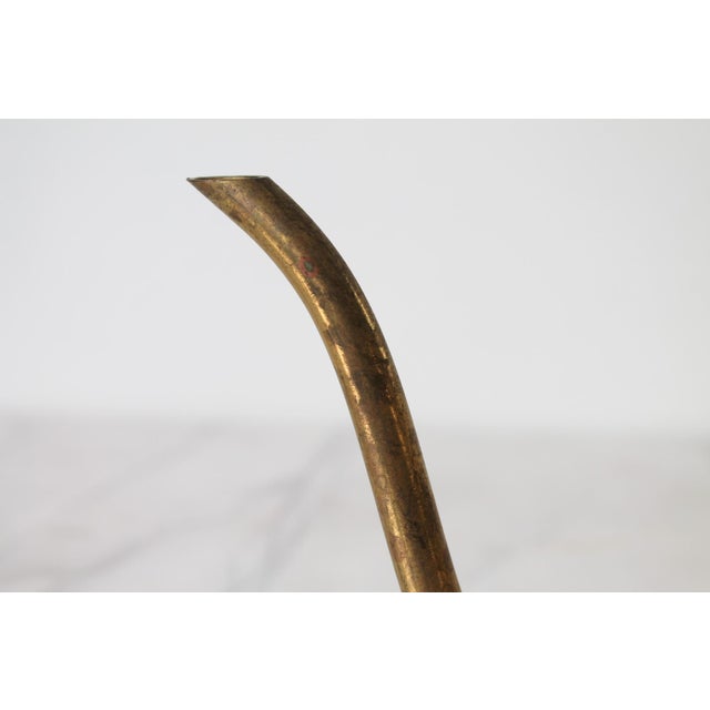 Vintage Brass Watering Can W/ Floral Motif For Sale - Image 10 of 11