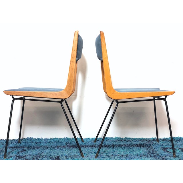 1950s Boomerang Chairs from Carlo De Carli, Italy, 1950s, Set of 2 For Sale - Image 5 of 10