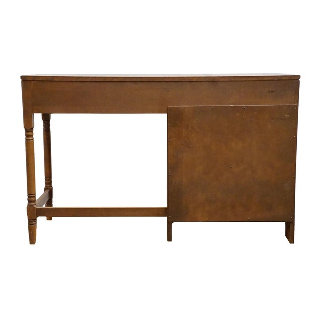 Ethan Allen / Baumritter Heirloom Nutmeg Maple CRP Custom Room Plan 48" Student Desk 665 For Sale - Image 11 of 13