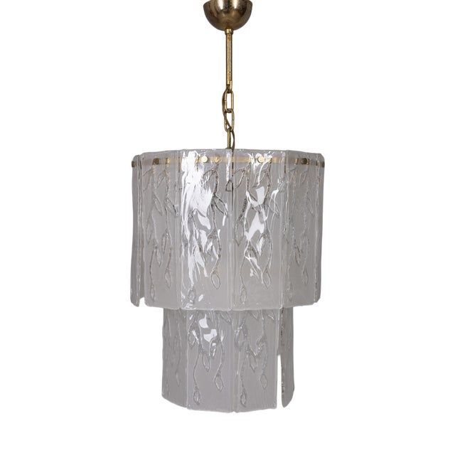 Vintage Italian Murano Glass Chandelier, 1960s For Sale