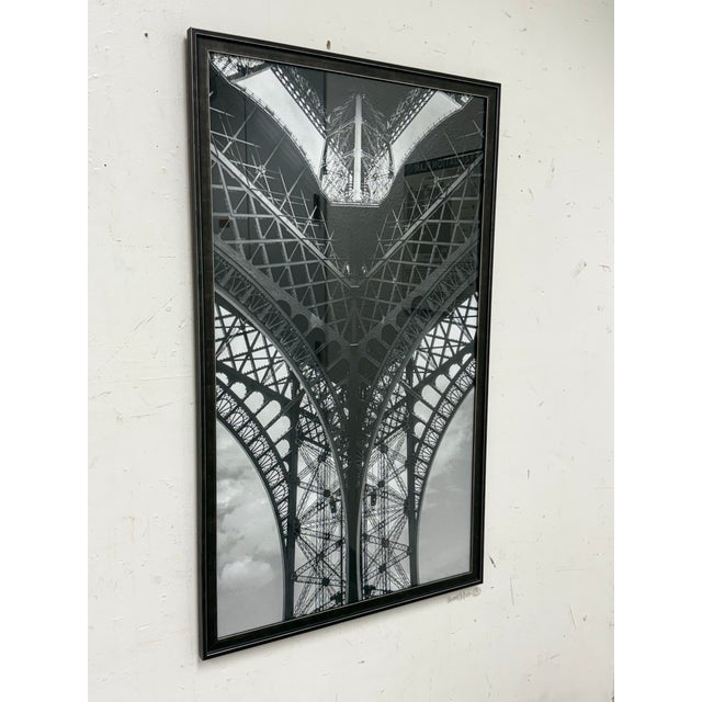 Contemporary Places & Cities Eiffel Tower of Paris Photograph Print, Framed For Sale - Image 3 of 12